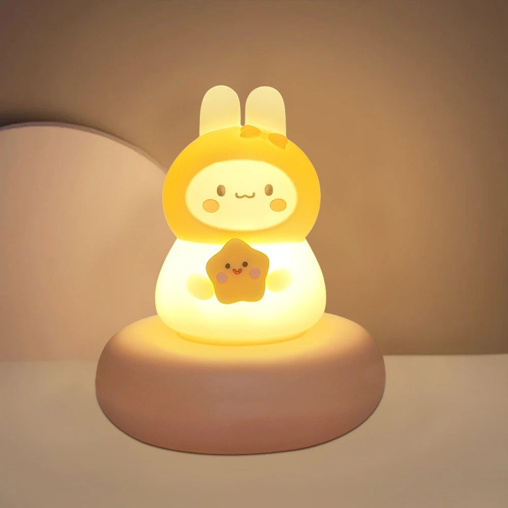 veilleuse enfant variante lapin etoile